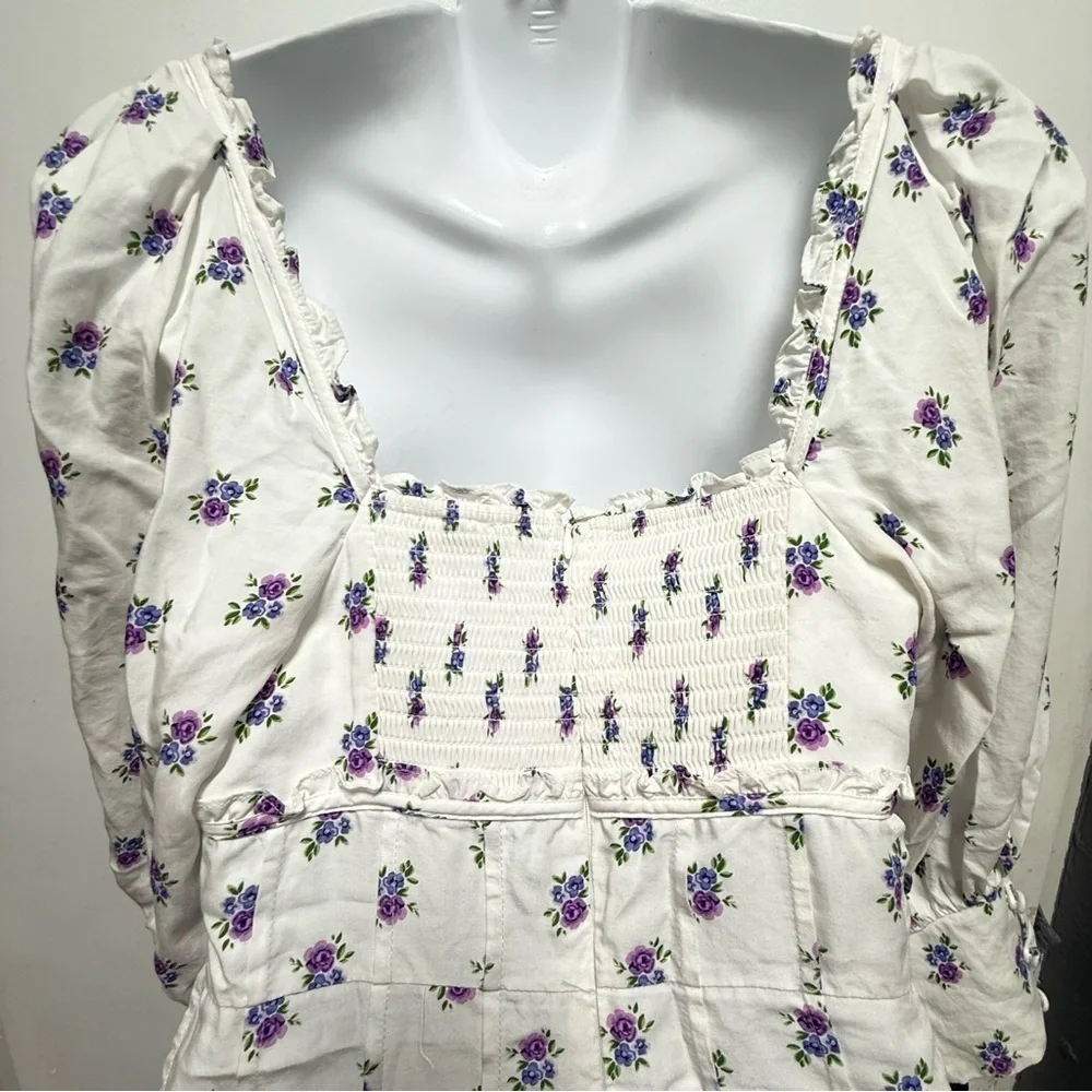 For Love & Lemons Viola Mini Dress White - Picture 13 of 13